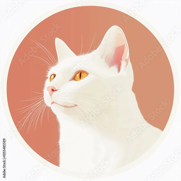 Fototapeta portrait of a cat