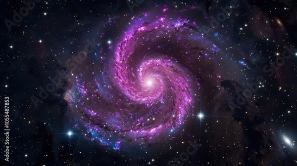 Fototapeta Spiral Galaxy in Deep Space