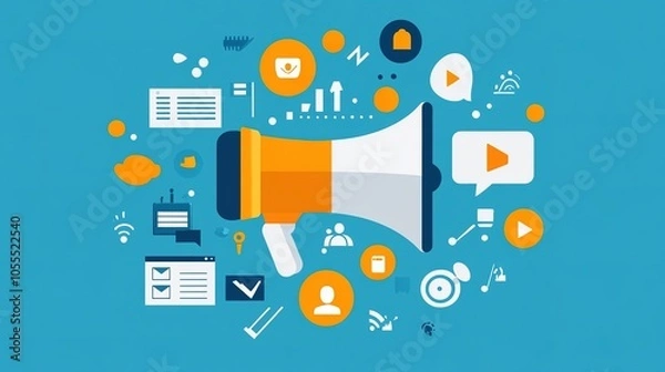 Fototapeta Business marketing consultant developing comprehensive marketing plans that cover social media, paid ads, content marketing, and more to drive business growth.