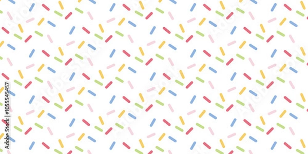 Obraz Cute pattern with rectangular motifs with colorful curved corners
