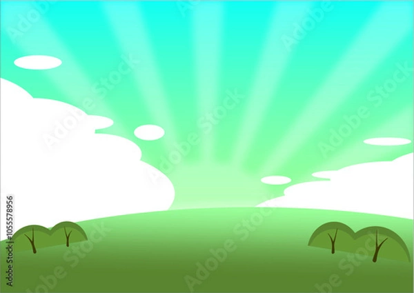 Obraz Landscape Ray.eps