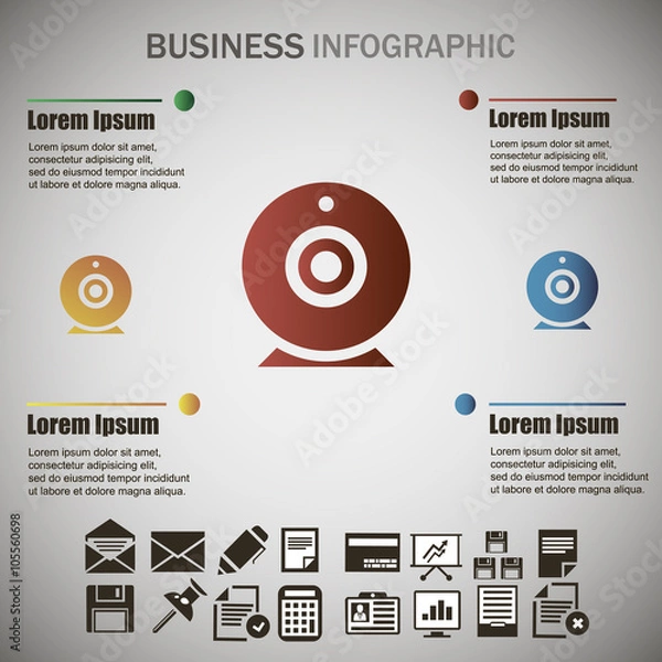 Obraz Business Infographic