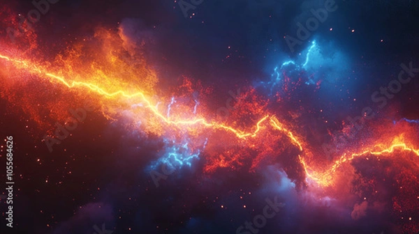 Fototapeta いかづちと闇