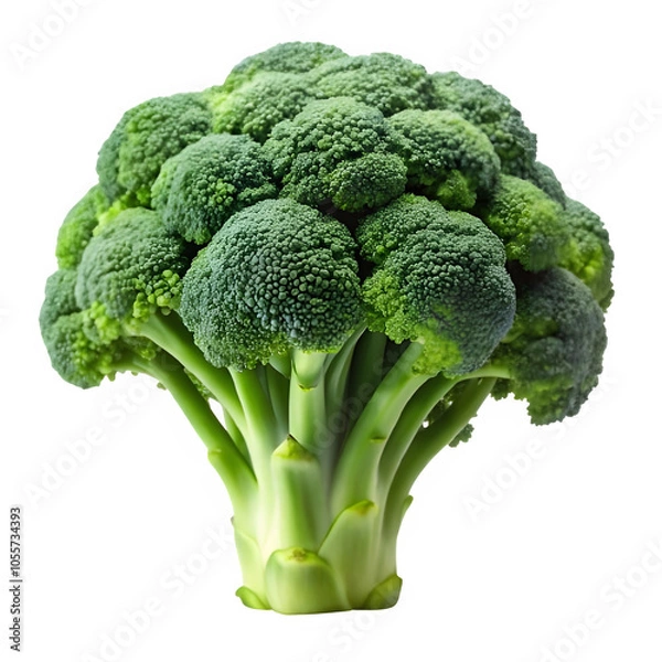 Obraz Broccoli on transparent background