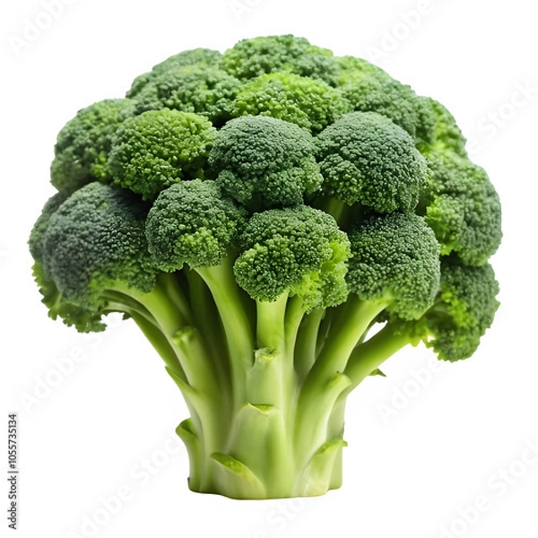 Obraz Broccoli on transparent background