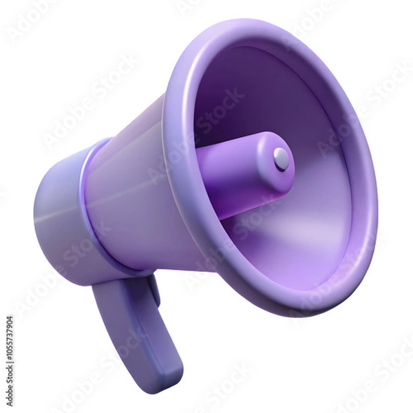 Obraz megaphone isolated on transparent background