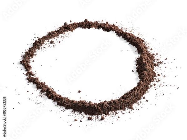 Obraz Dark Brown Sail forming a Circle Transparent PNG