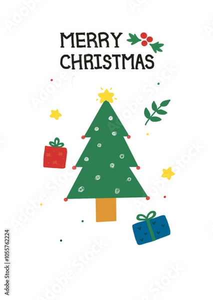 Obraz 크리스마스 엽서 그림