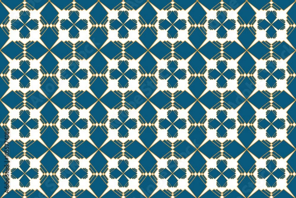 Fototapeta Geometric ornament. Vector seamless pattern.