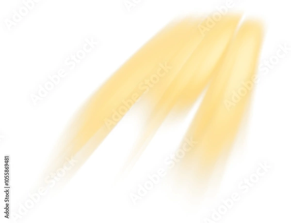 Fototapeta Rays isolated on png, god rays, light behind the stage, sunrise, lighting isolated on transparent background.