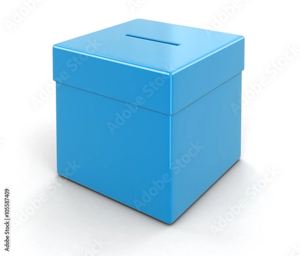 Fototapeta Ballot Box. Image with clipping path