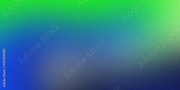 Fototapeta abstract green and blue gradient texture noise background, for poster banner