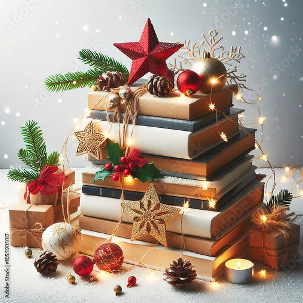 Obraz Typical illustration for Christmas