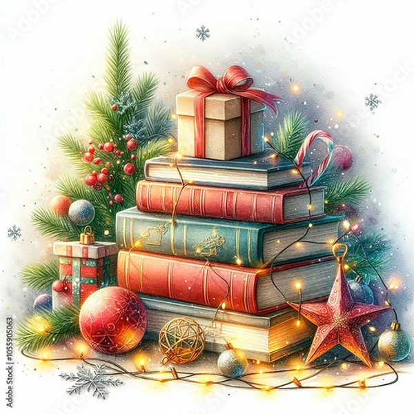 Obraz Typical illustration for Christmas