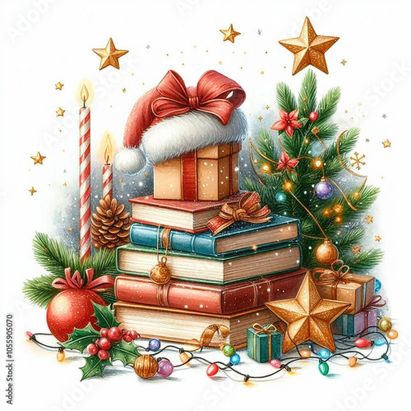 Obraz Typical illustration for Christmas