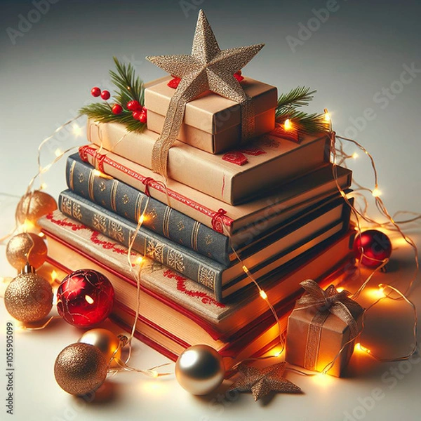 Obraz Typical illustration for Christmas