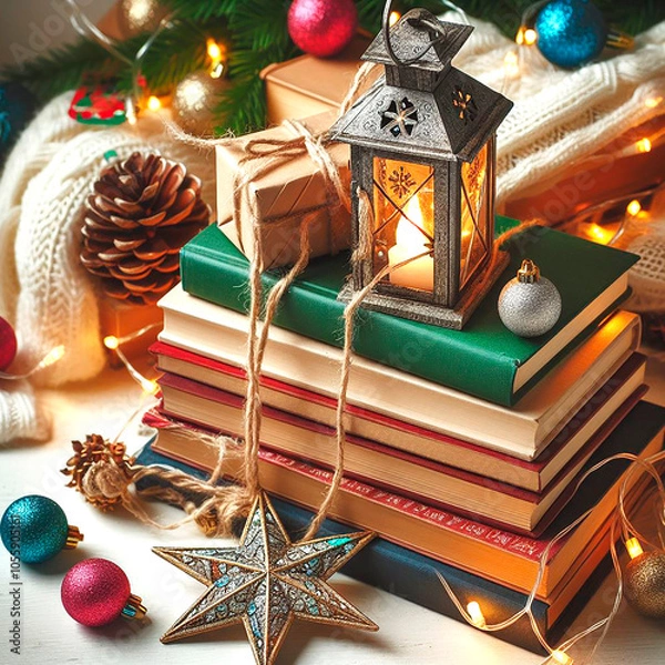 Obraz Typical illustration for Christmas