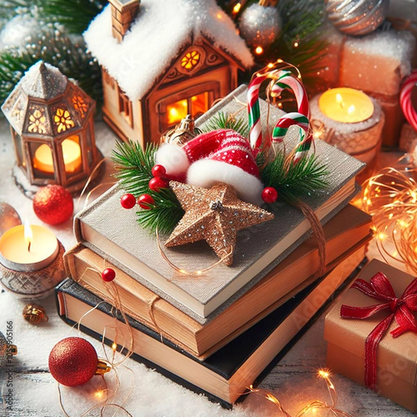 Obraz Typical illustration for Christmas