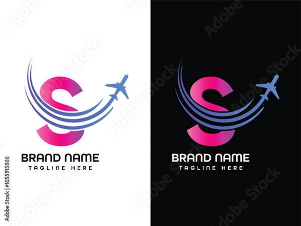 Obraz S Letter Logo Design Template 