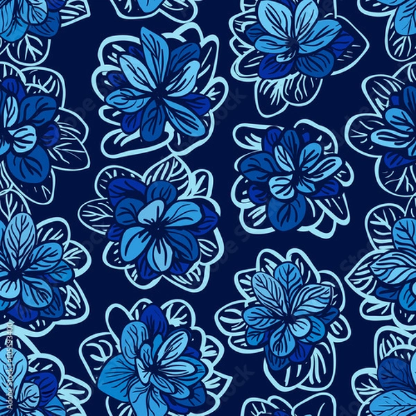 Fototapeta Vector seamless pattern