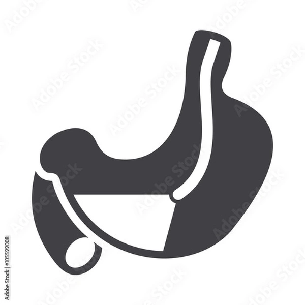 Fototapeta Gastroscopy isolated icon