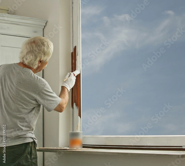 Fototapeta Fenster Streichen