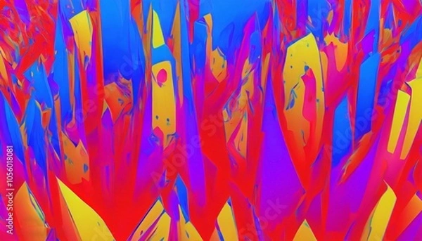 Fototapeta Abstract geometric colorful background