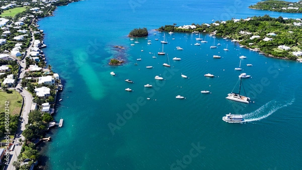 Fototapeta Island of Bermuda Drone Views