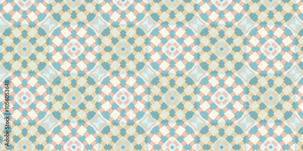 Fototapeta Structured Kaleidoscope. Geometric Pattern