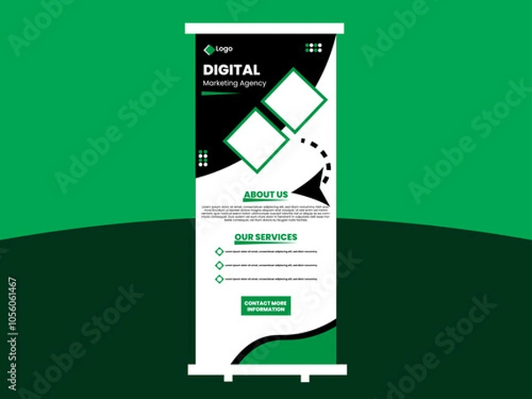 Obraz Abstract Modern Creative And Corporate Digital Marketing Agency Template