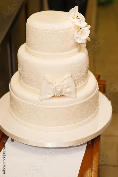 Obraz View at the wedding cake