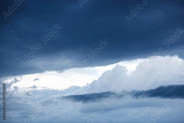 Obraz Clouds door on the sky 