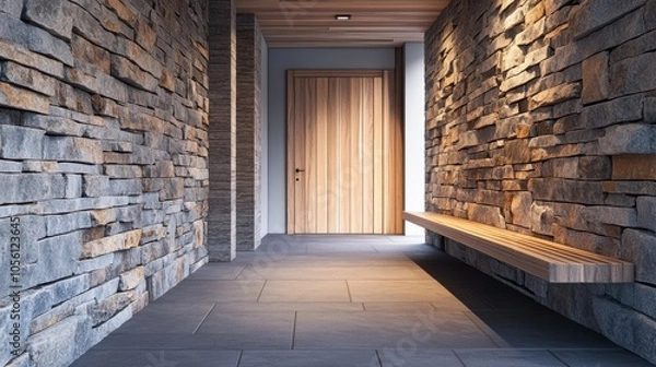 Fototapeta Elegant Modern Entryway