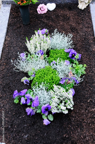 Obraz Grabbepflanzung