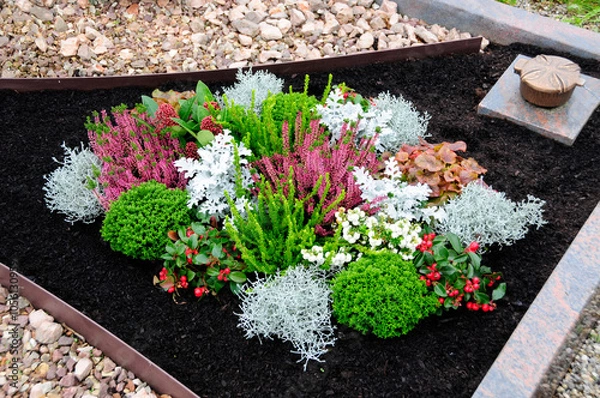 Obraz Grabgestaltung