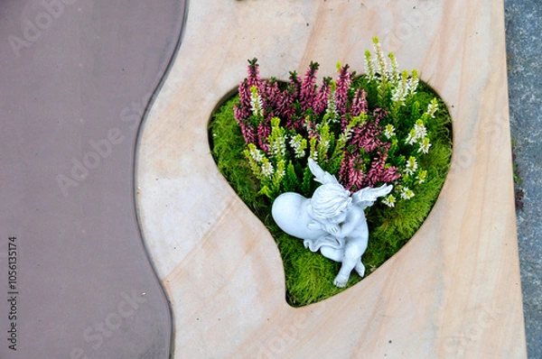 Obraz Grabgestaltung