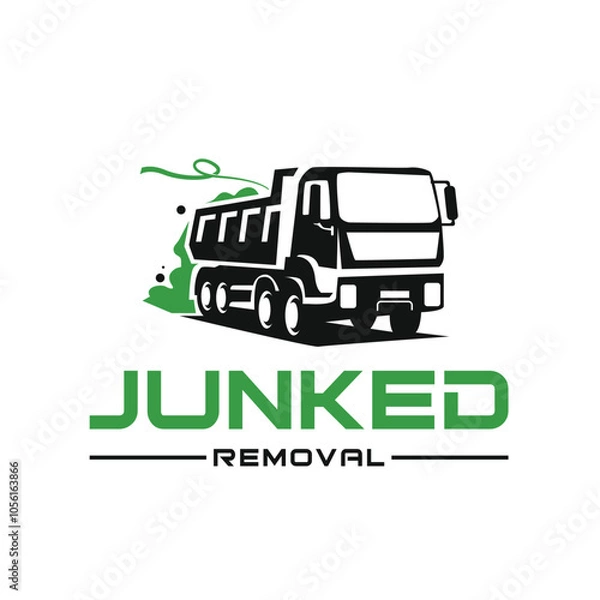 Fototapeta junked removal logo