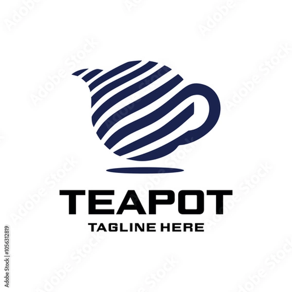 Obraz Logo Teapot Abstract Luxury.
