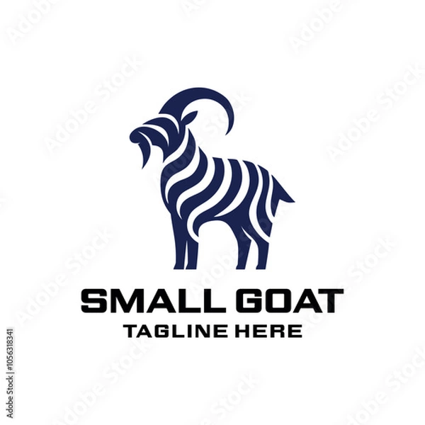 Obraz Logo Small Goat Abstract Simple Luxury.