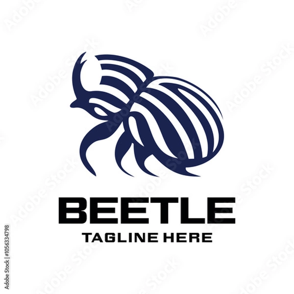 Obraz Logo Beetle Abstract Simple Luxury.