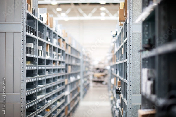 Obraz Magazyn, korytarz