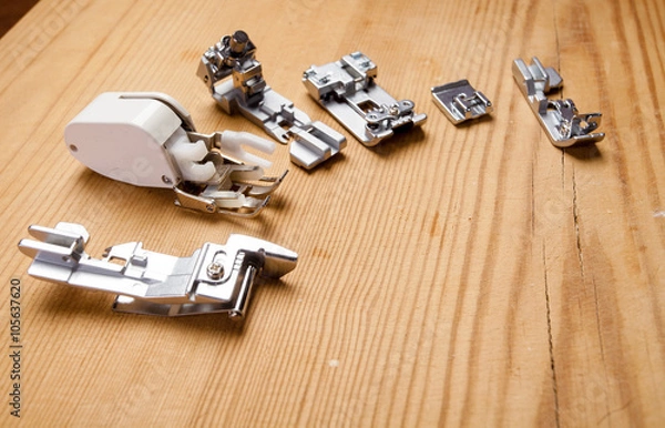 Obraz  various feet for the sewing machine