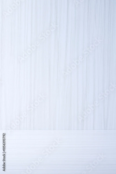 Fototapeta 白い木の板_背景素材