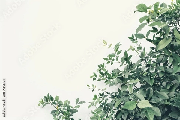 Fototapeta Plant decor with blank space for custom messaging