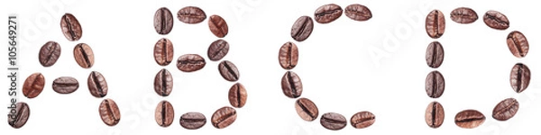 Obraz lettere caffè