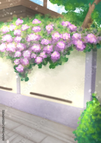 Obraz flowers in a garden