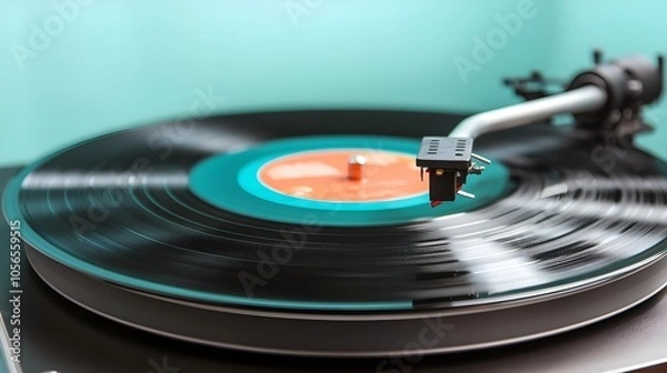 Obraz Vintage Vinyl Record Player