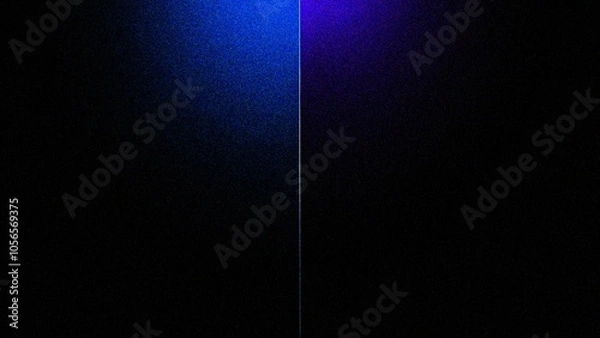 Obraz Abstract glowing grainy gradient background with horizontal lines with gradient effect, glowing and flowing in motion.