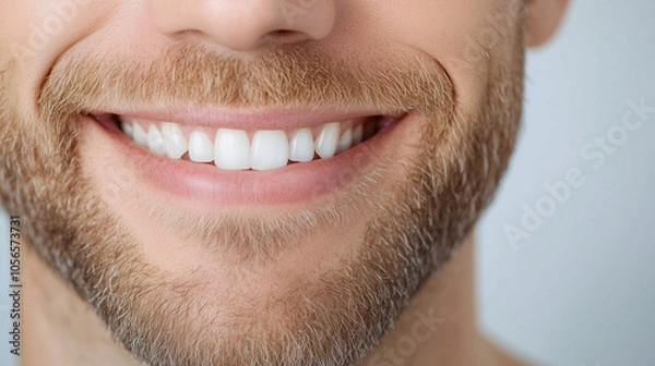 Obraz Male White teeth