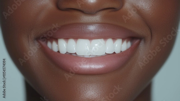 Obraz White teeth smile